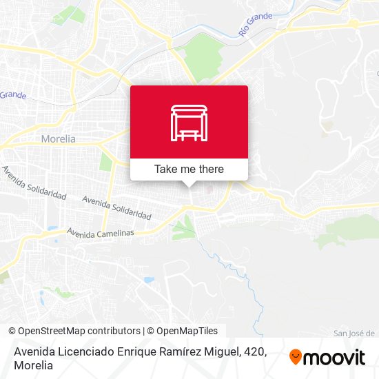 Mapa de Avenida Licenciado Enrique Ramírez Miguel, 420