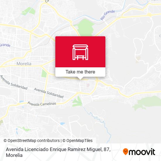 Mapa de Avenida Licenciado Enrique Ramírez Miguel, 87