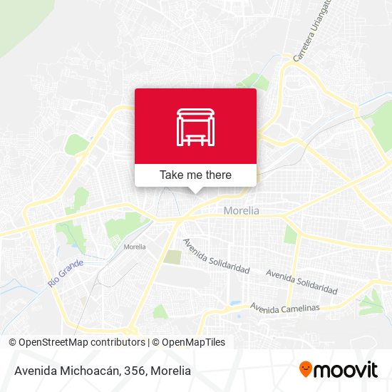 Avenida Michoacán, 356 map