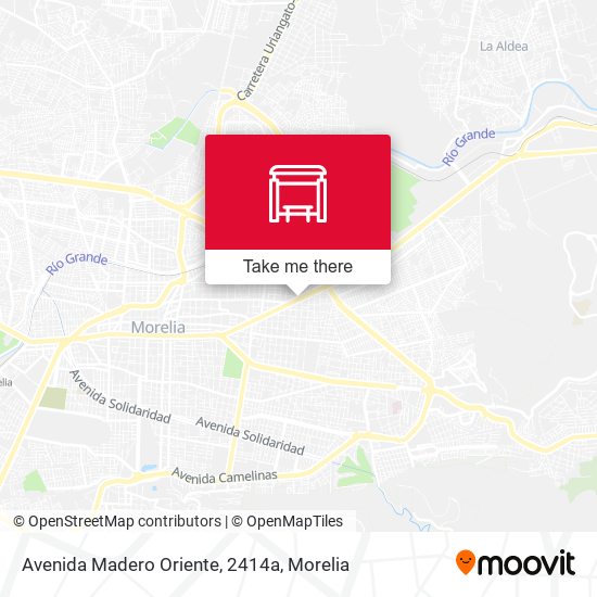 Avenida Madero Oriente, 2414a map