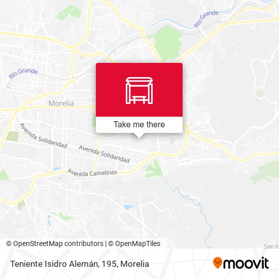 Mapa de Teniente Isidro Alemán, 195