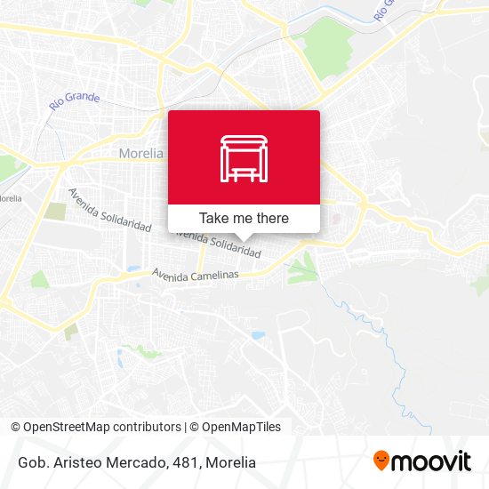 Gob. Aristeo Mercado, 481 map