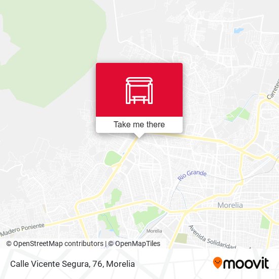 Mapa de Calle Vicente Segura, 76