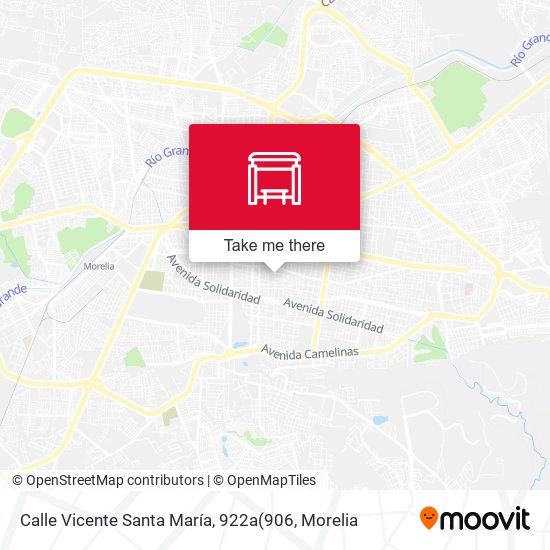 Calle Vicente Santa María, 922a map