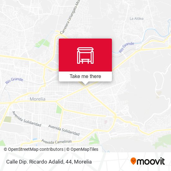 Calle Dip. Ricardo Adalid, 44 map