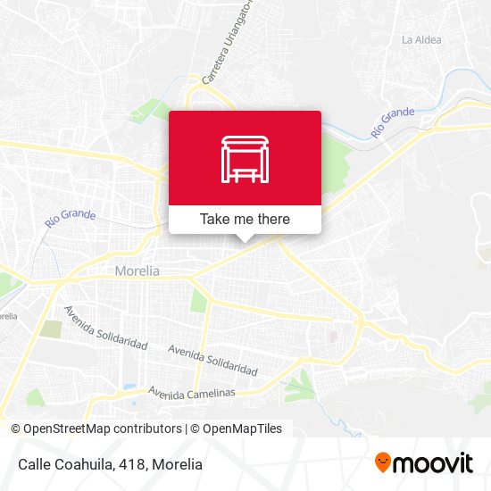 Mapa de Calle Coahuila, 418
