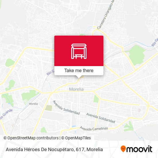 Avenida Héroes De Nocupétaro, 617 map