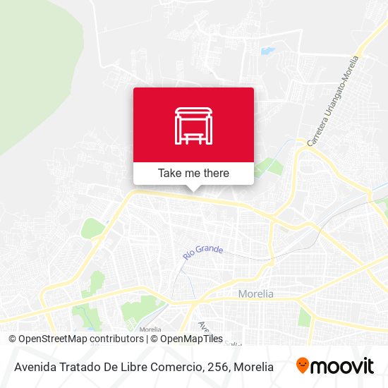 Avenida Tratado De Libre Comercio, 256 map