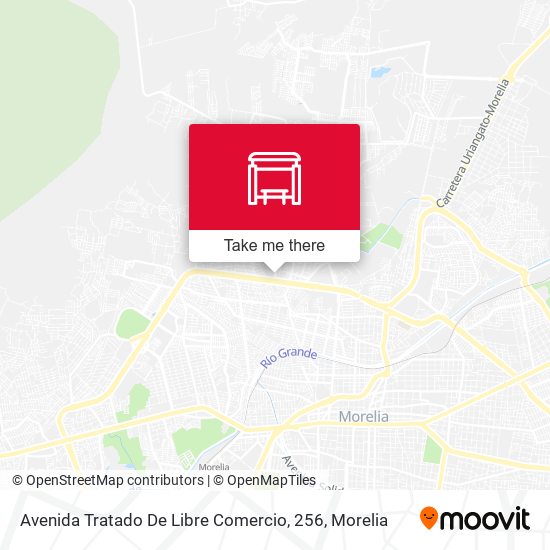 Avenida Tratado De Libre Comercio, 256 map