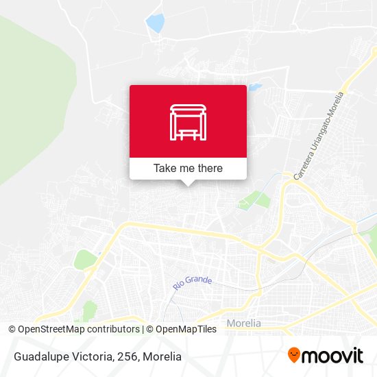 Guadalupe Victoria, 256 map
