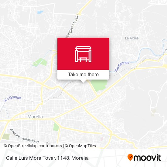 Mapa de Calle Luis Mora Tovar, 1148