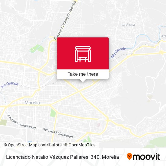 Licenciado Natalio Vázquez Pallares, 340 map