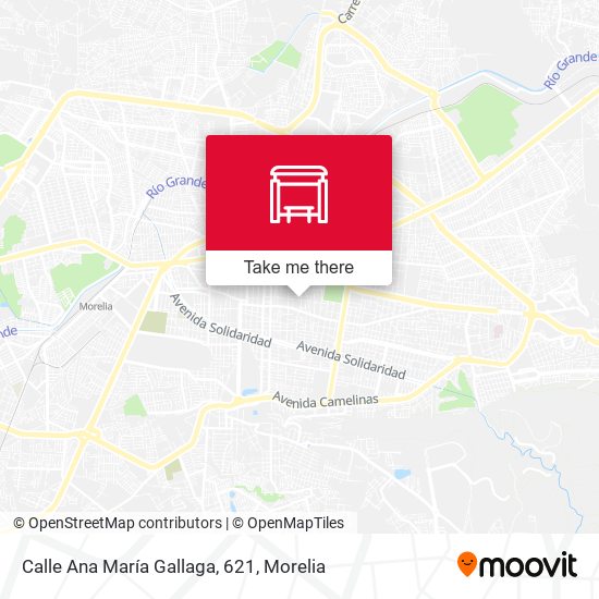 Calle Ana María Gallaga, 621 map