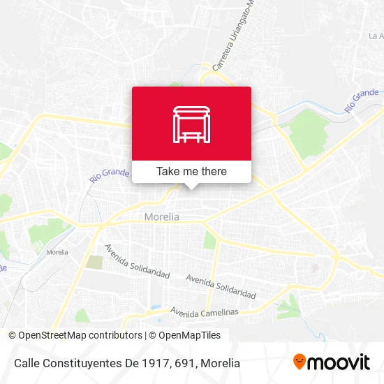Calle Constituyentes De 1917, 691 map