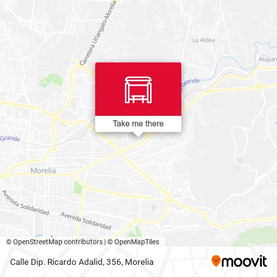 Calle Dip. Ricardo Adalid, 356 map