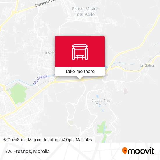 Av. Fresnos map