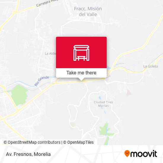 Av. Fresnos map