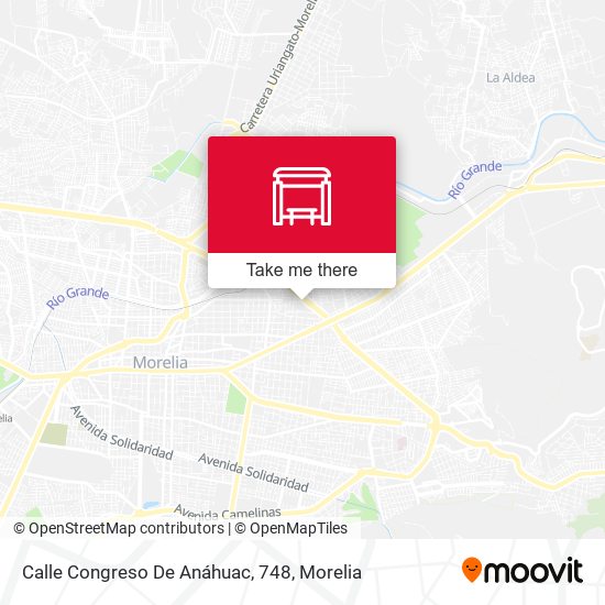 Calle Congreso De Anáhuac, 748 map