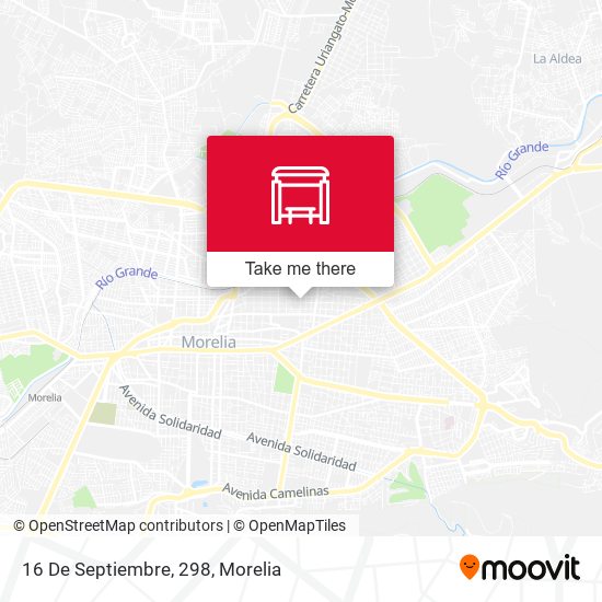 Mapa de 16 De Septiembre, 298