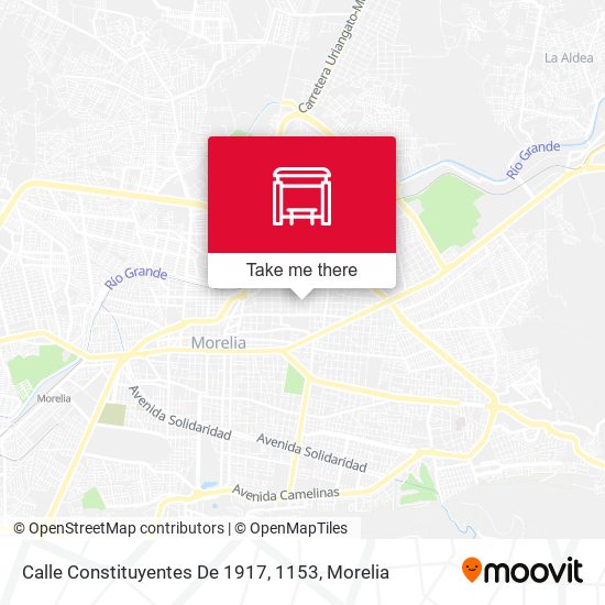 Mapa de Calle Constituyentes De 1917, 1153