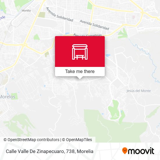 Calle Valle De Zinapecuaro, 738 map