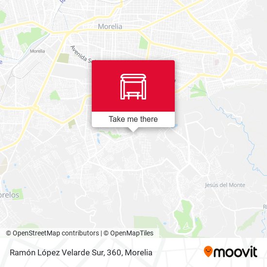 Mapa de Ramón López Velarde Sur, 360