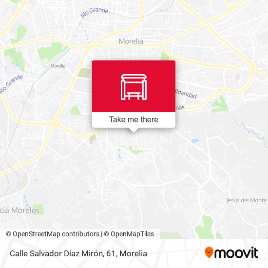 Calle Salvador Díaz Mirón, 61 map