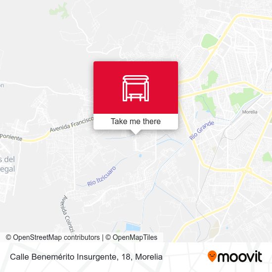 Calle Benemérito Insurgente, 18 map