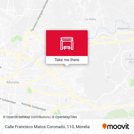 Mapa de Calle Francisco Matos Coronado, 110