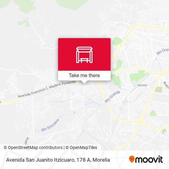 Avenida San Juanito Itzícuaro, 178 A map
