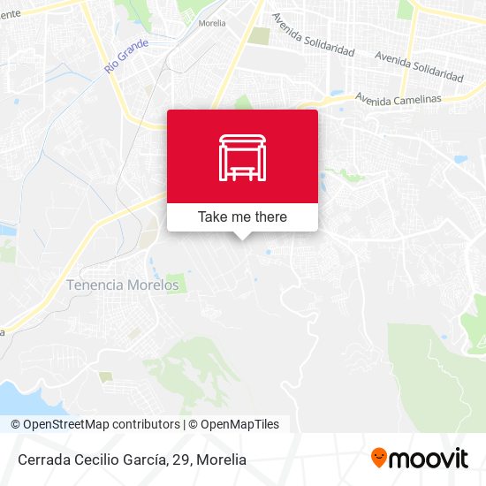 Cerrada Cecilio García, 29 map