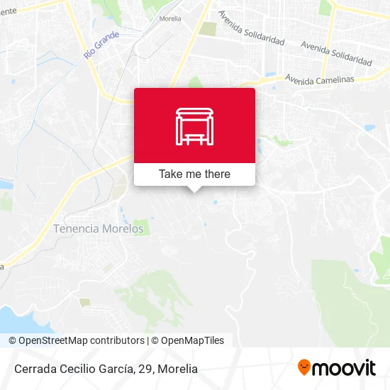 Cerrada Cecilio García, 29 map