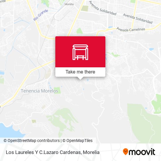 Mapa de Los Laureles Y C.Lazaro Cardenas