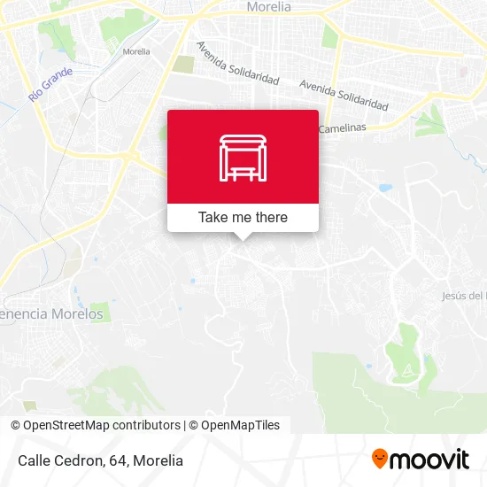 Calle Cedron, 64 map
