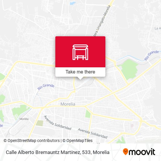 Calle Alberto Bremauntz Martínez, 533 map
