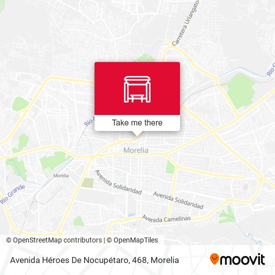 Avenida Héroes De Nocupétaro, 468 map