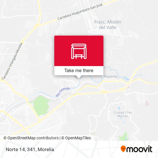 Mapa de Norte 14, 341