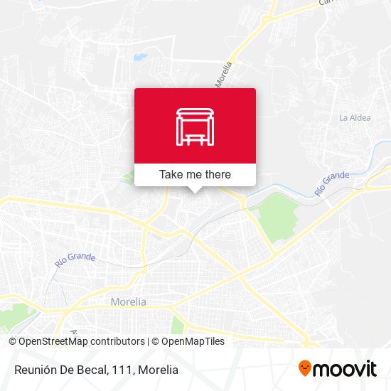 Reunión De Becal, 111 map