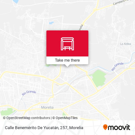 Mapa de Calle Benemérito De Yucatán, 257
