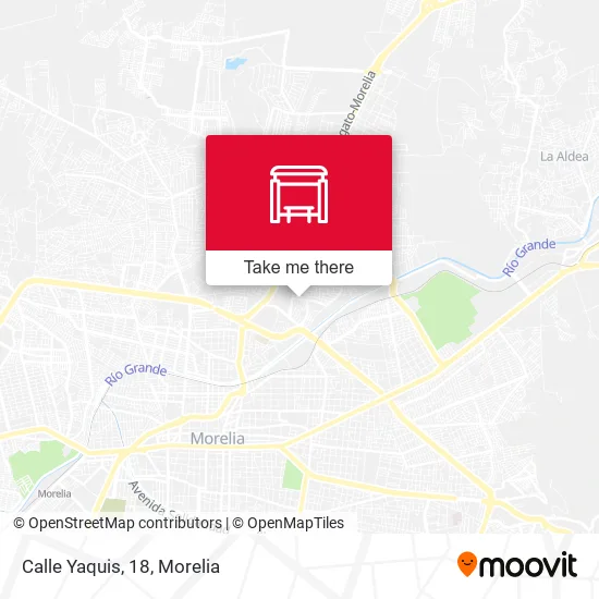 Calle Yaquis, 18 map