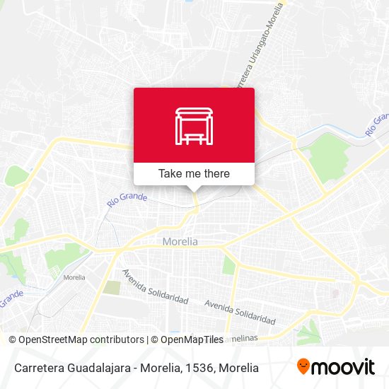 Carretera Guadalajara - Morelia, 1536 map