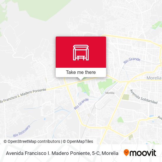 Avenida Francisco I. Madero Poniente, 5-C map