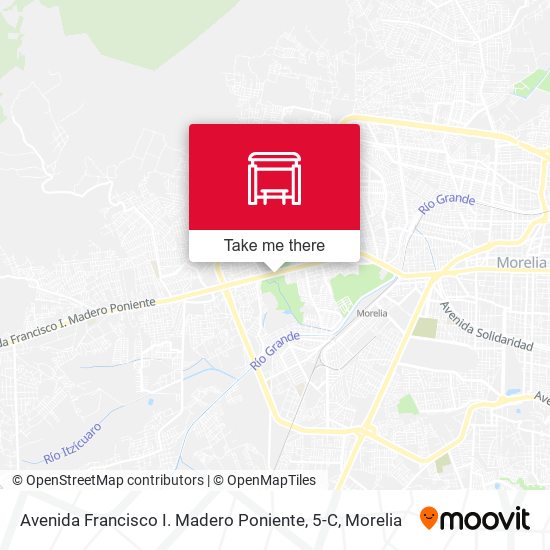 Mapa de Avenida Francisco I. Madero Poniente, 5-C