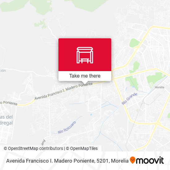 Mapa de Avenida Francisco I. Madero Poniente, 5201