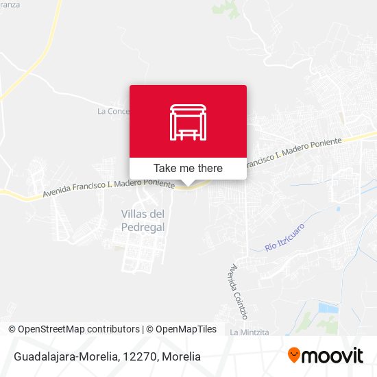 Mapa de Guadalajara-Morelia, 12270