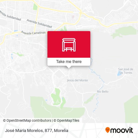 Mapa de José María Morelos, 877
