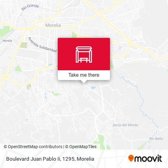 Mapa de Boulevard Juan Pablo Ii, 1295