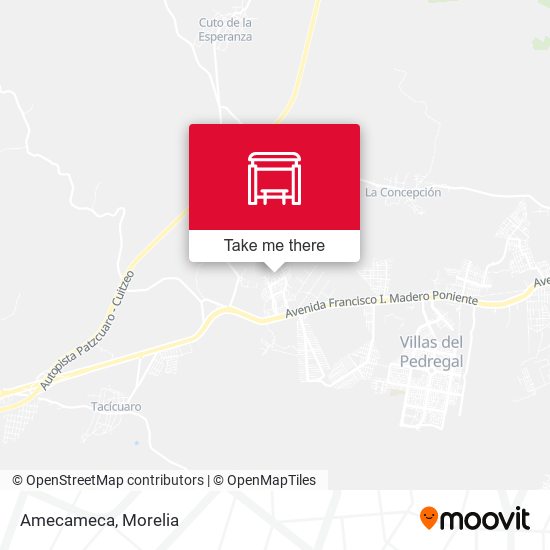 Amecameca map