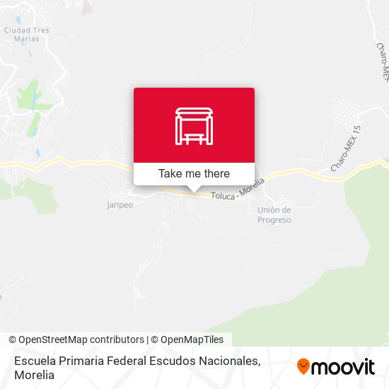 Escuela Primaria Federal Escudos Nacionales map