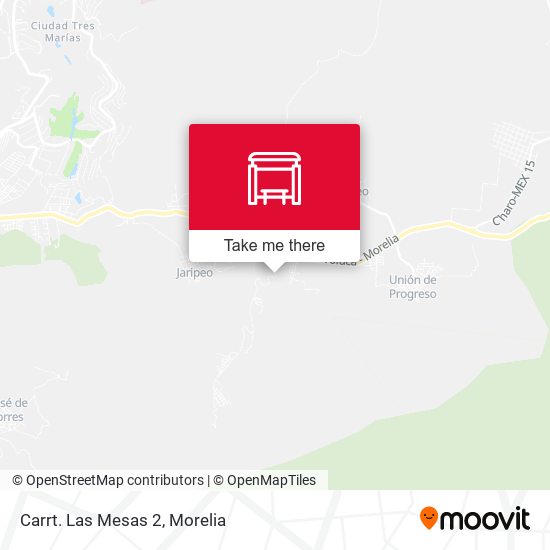 Mapa de Carrt. Las Mesas 2